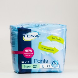 Tena calça super tamanho L, 12 pcs.