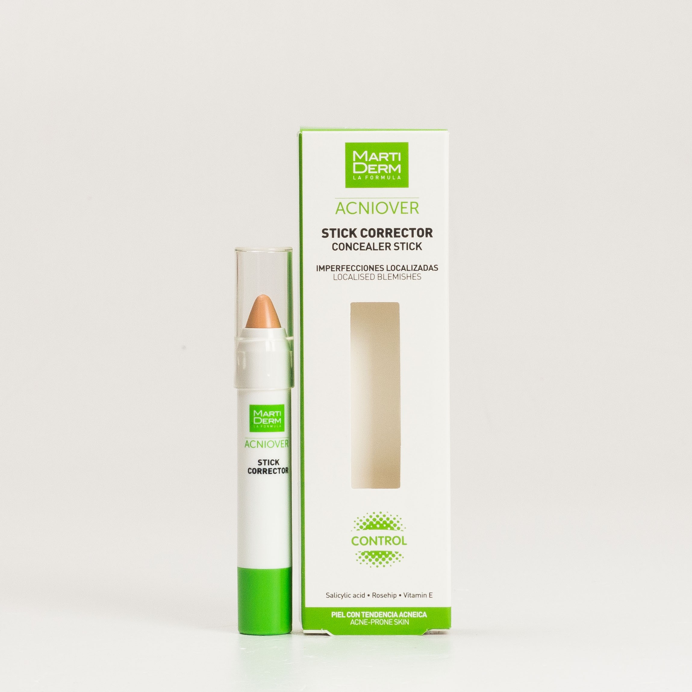 Martiderm Acniover Corretivo Vara, 15 ml.