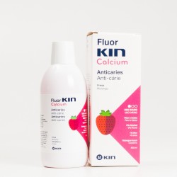 Enxaguante bucal FluorKin Cálcio, 500ml.