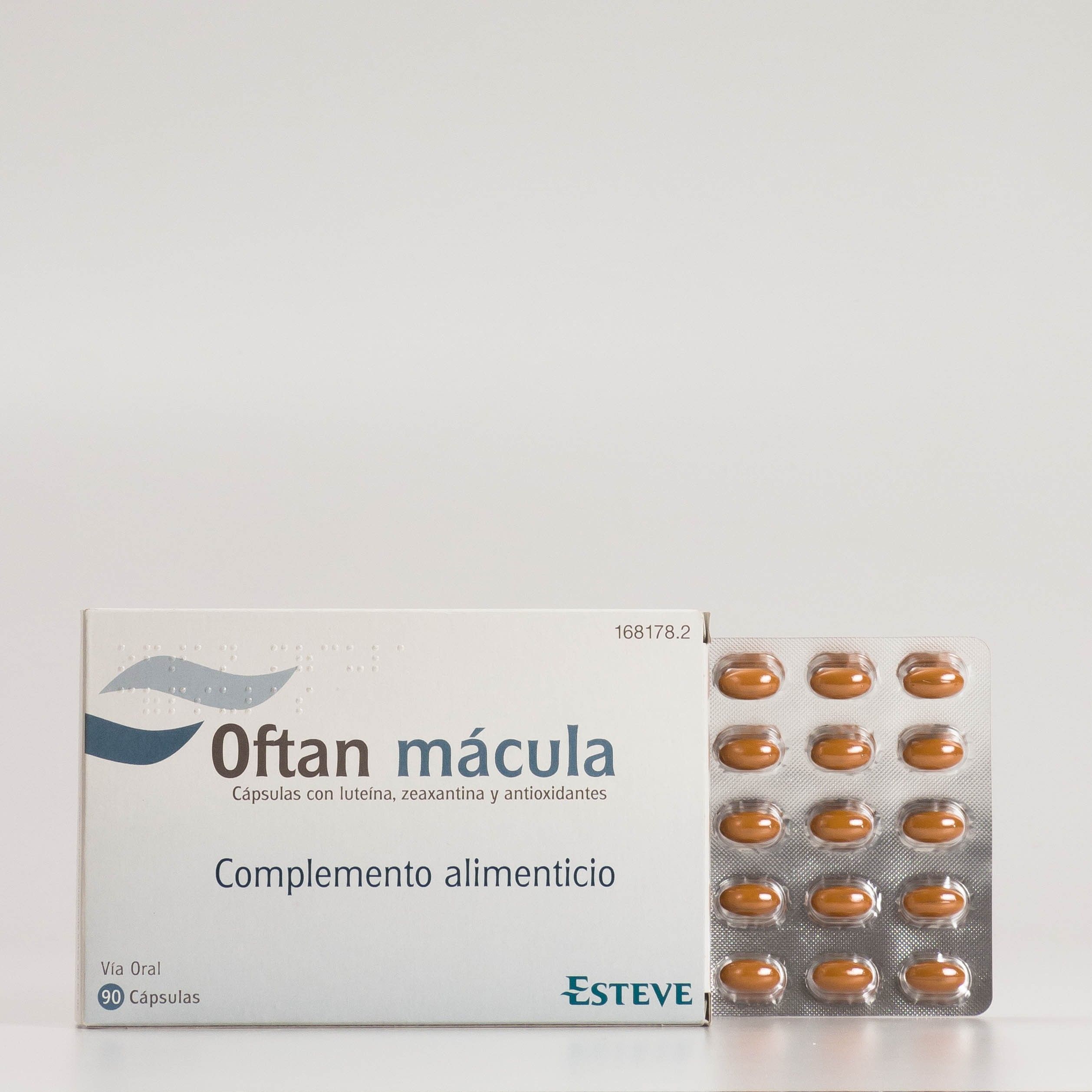 Esteve Oftan Macula Eye Care com Luteína &Retinol, 90 cápsulas
