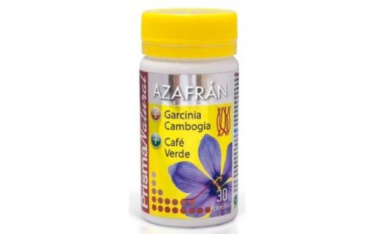 Prisma Açafrão Natural, Garcinia, Café Verde, 30 Cápsulas.