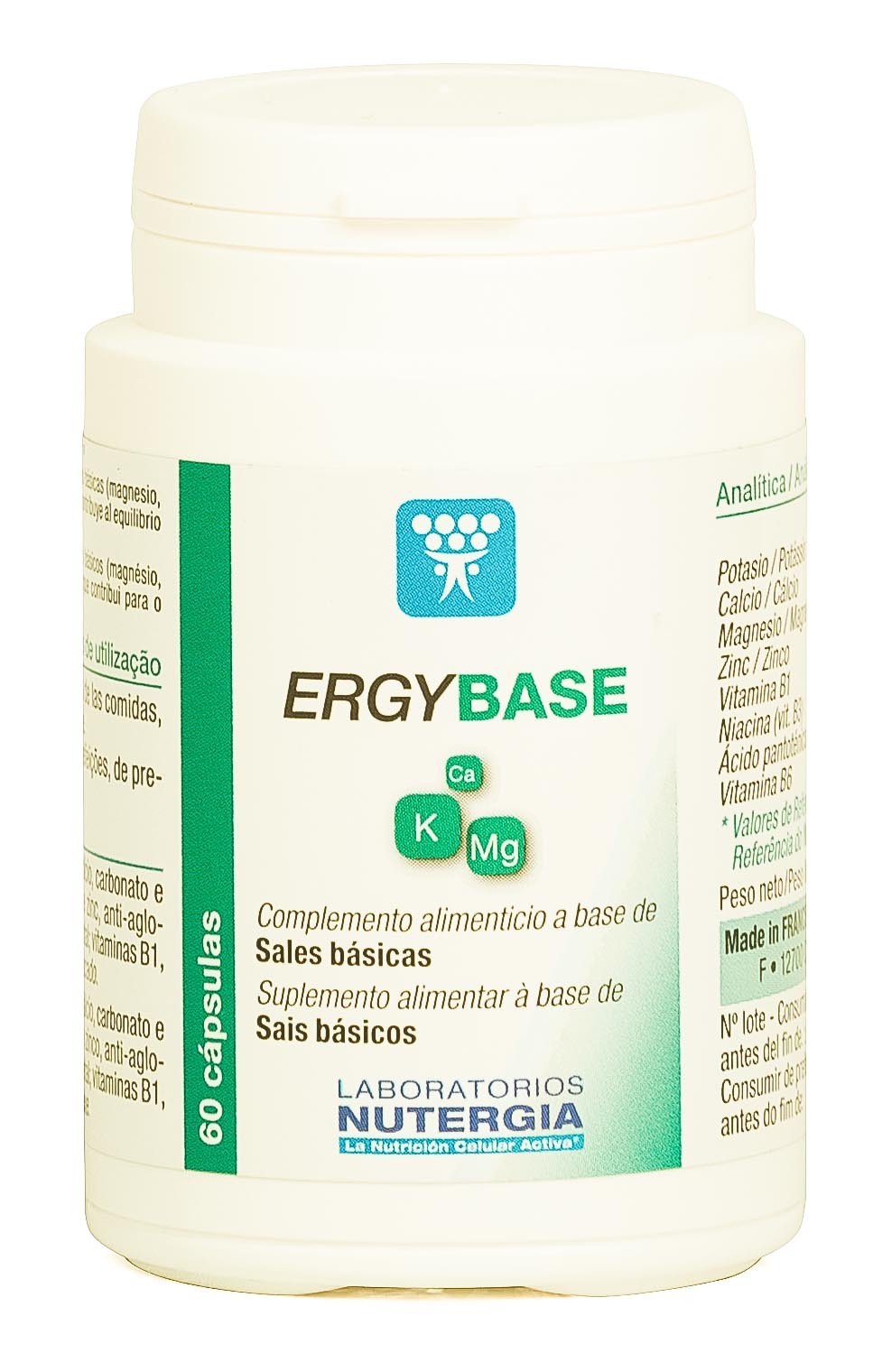 Ergybase, 60 cápsulas