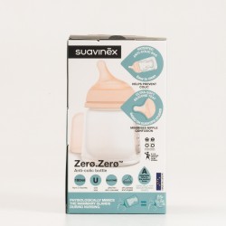 Suavinex Zero Garrafa Anti-Cólica Flow A, 180ml.