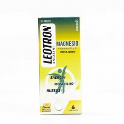 Leotron Magnésio Tripla Ação, 30 comprimidos.