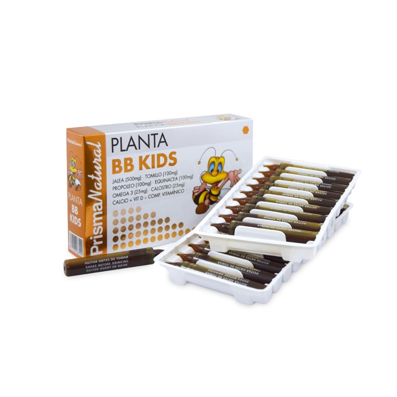Prisma Natural Plantabb infatil, 20 ampolas.