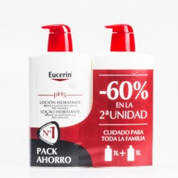 Eucerin pH5 Loção Hidratante DUPLO, 2x1L.