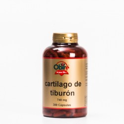 Obire Cartilagem de Tubarão 740 mg 300 cápsulas