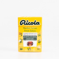 Ricola Balas de ervas sem açúcar, 50g.