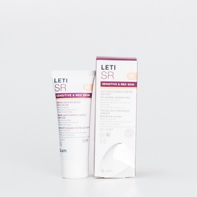Leti SR creme anti-vermelhidão cor, 40 ml