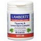 LAMBERTS Theanine & Complexo de erva-cidreira, 60 comprimidos.
