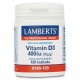 LAMBERTS Vitamina D3 400UI (10 µg), 120 comprimidos.