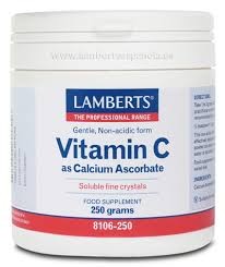 LAMBERTS Ascorbato de Cálcio, 250g.
