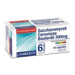 LAMBERTS Saccharomyces Boulardii, 30 cápsulas.
