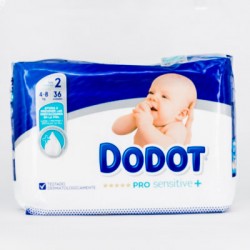 Dodot Pro Fralda Sensível Tamanho 2, 36 Fraldas