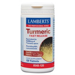 LAMBERTS Cúrcuma Liberação Rápida, 120 Comprimidos