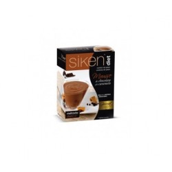 Mousse de Chocolate Siken Caramelo, 7 sachês.
