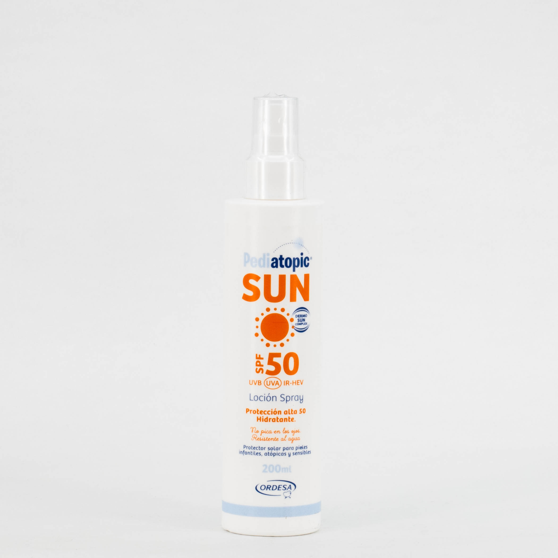 Pediatopic Sun Loción spray FPS50, 200ml.