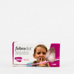 Febredol Protetores Auriculares Cera, 2U.