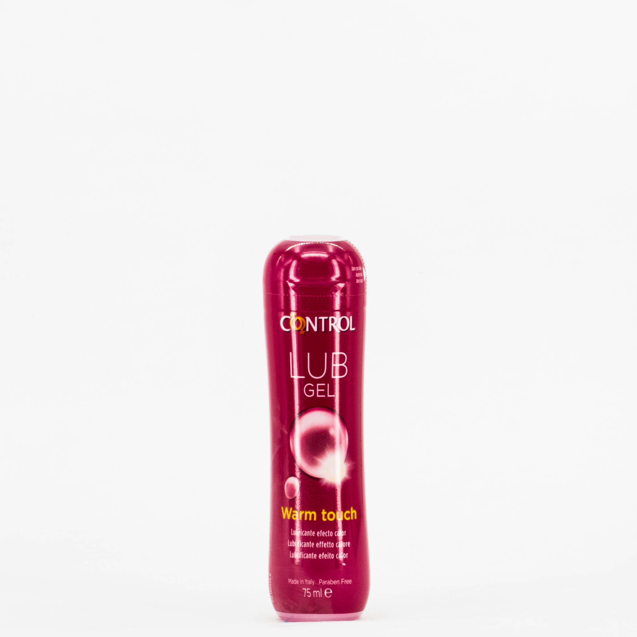 Controle Lub Gel Quente Toque Efeito Calor Lubrificante, 75ml.