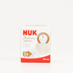 Nuk Nature Sense Mamilo largo L, 2Pcs.