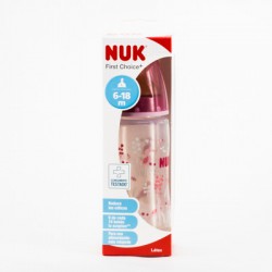 NUK First choice+ Garrafa 6-18 meses, 300 ml