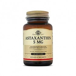 Solgar Astaxantina 5 mg, 30 Cápsulas gelatinosas.