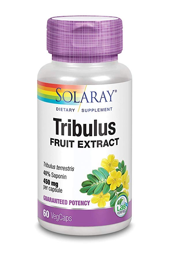 Solaray Tribulus, 60 cápsulas veganas
