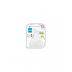 MAM Teto de Silicone Médio Fluxo +2m 2Pcs
