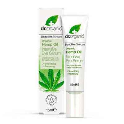 Dr Sérum Orgânico Intensivo para Olhos de Cânhamo, 15ml.