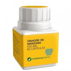BotanicaPharma Vinagre de maçã 500mg, 60 Cápsulas.