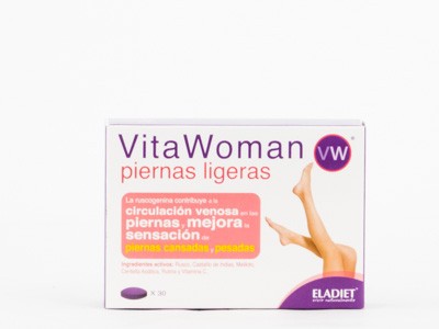 Eladiet Vitawoman Light Pernas Forte, 30 Comprimidos