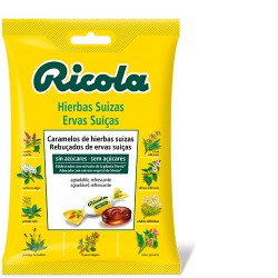 Balas de ervas suíças sem açúcar Ricola, 70g.
