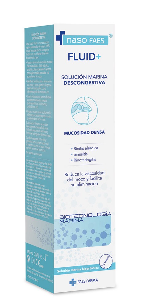 Naso Faes Fluid+ Limpeza Nasal, 125ml.