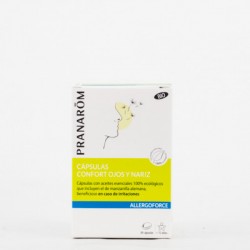 Pranarom Allergoforce Comfort Olhos Nariz BIO, 30 Caps.