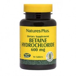 Natures Plus Betaína HCL 600 mg, 90 Comp.