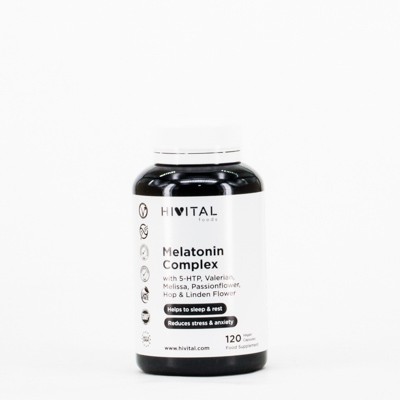 Hivital Melatonin Complex, 120 cápsulas veganas.