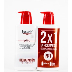 Loção Hidratante Eucerin, 2x400ml.