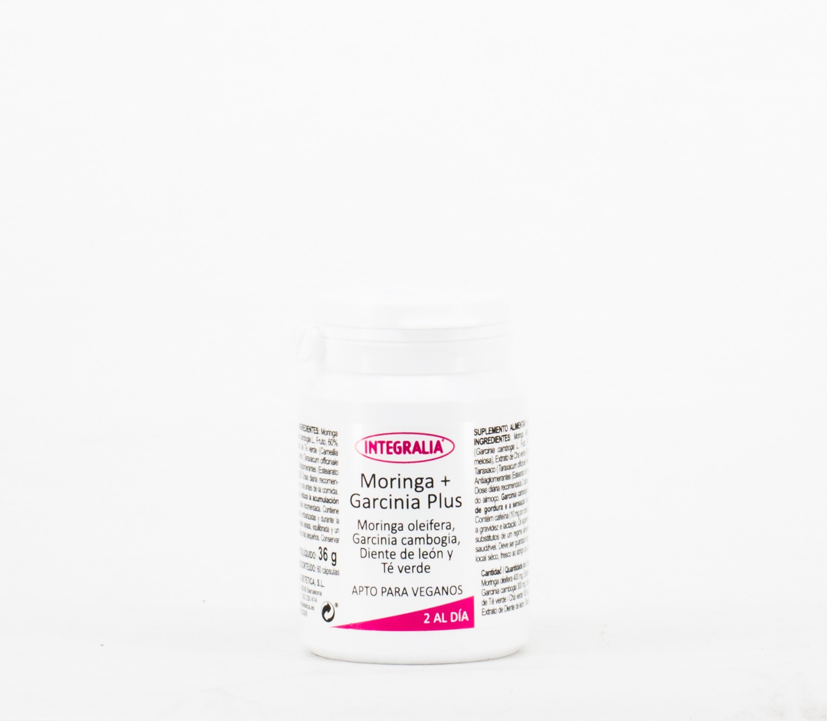 Integralia Moringa + Garcinia Plus, 60 internacionalizações.