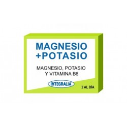 Integralia Magnésio + Potássio, 60 cápsulas.
