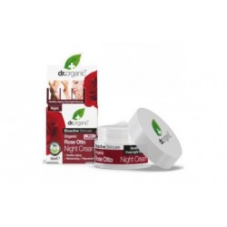 Dr Crema Orgânico de noche Rosa Otto, 50ml.