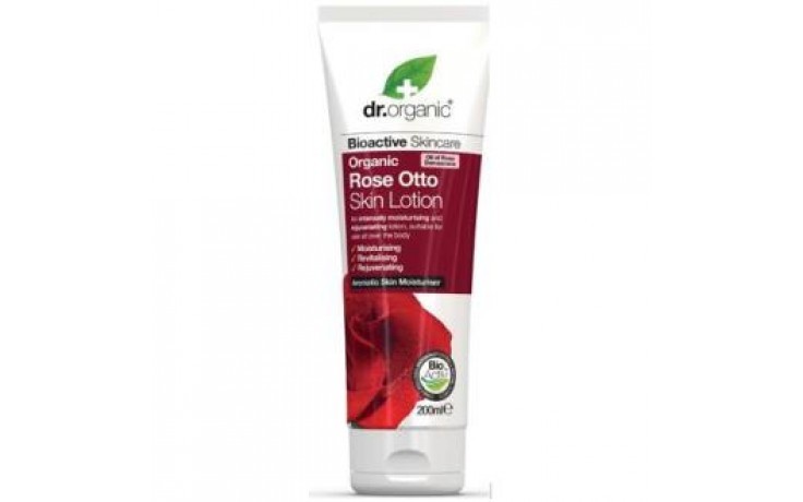 Dr Loción Orgânico corporal Rose Otto, 200ml.