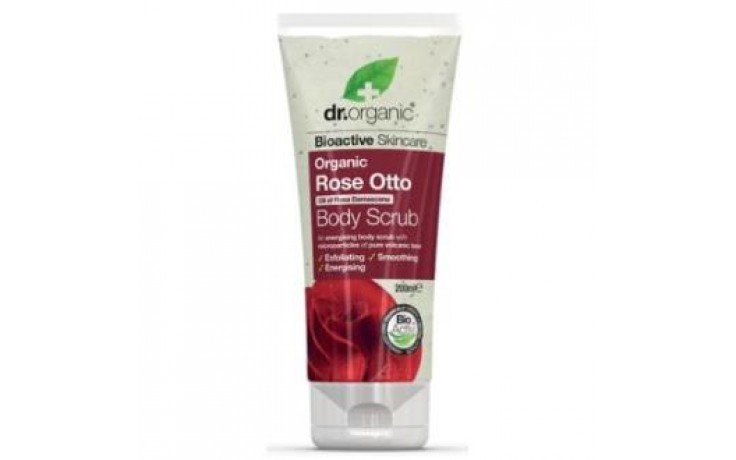 Dr Esfoliante Orgânico corporal Rosa Otto, 200ml.