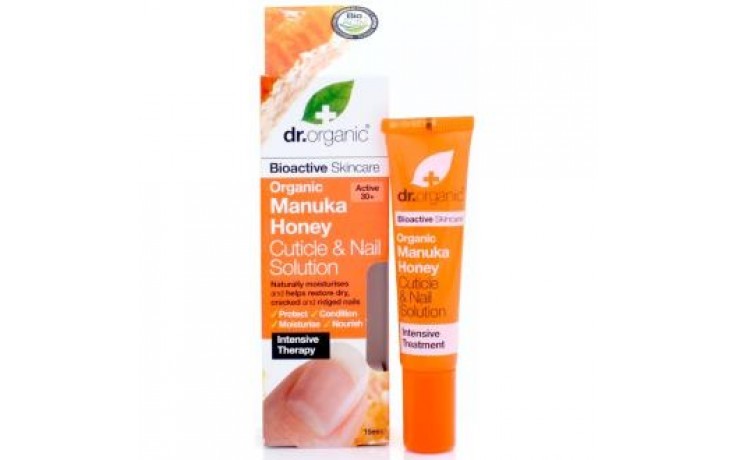 Dr Organic Manuka Honey Nail Nail (Unha Orgânica Manuka Honey Nail Solution), 15ml.