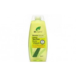 Dr Gel de banho orgânico Tea Tree, 250ml.