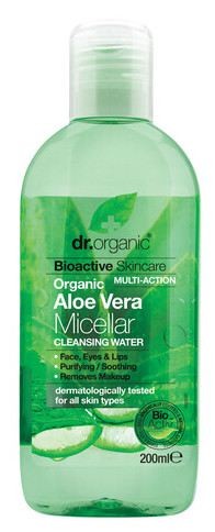 Dr Água Micelar Orgânica Aloe Vera, 200ml.