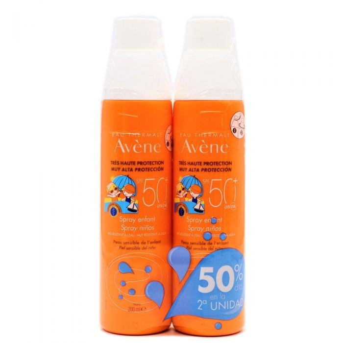 Avene Solar Kids Spray FPS50+ DUPLO, 200+200ml.