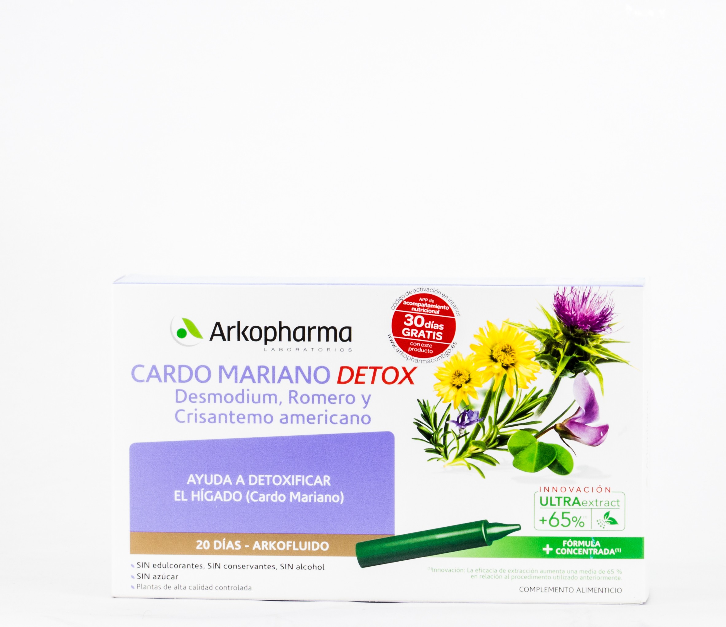 Arkofluido Cardo de Leite 20 Ampolas