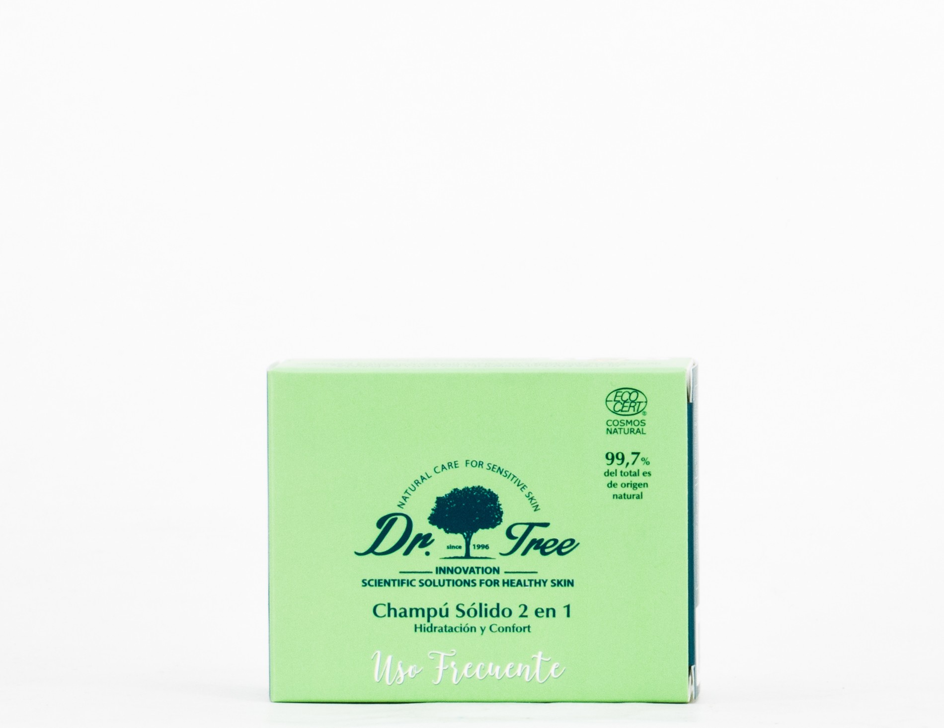Dr. Tree Cosmos Shampoo Sólido Uso Frequente, 75gr.