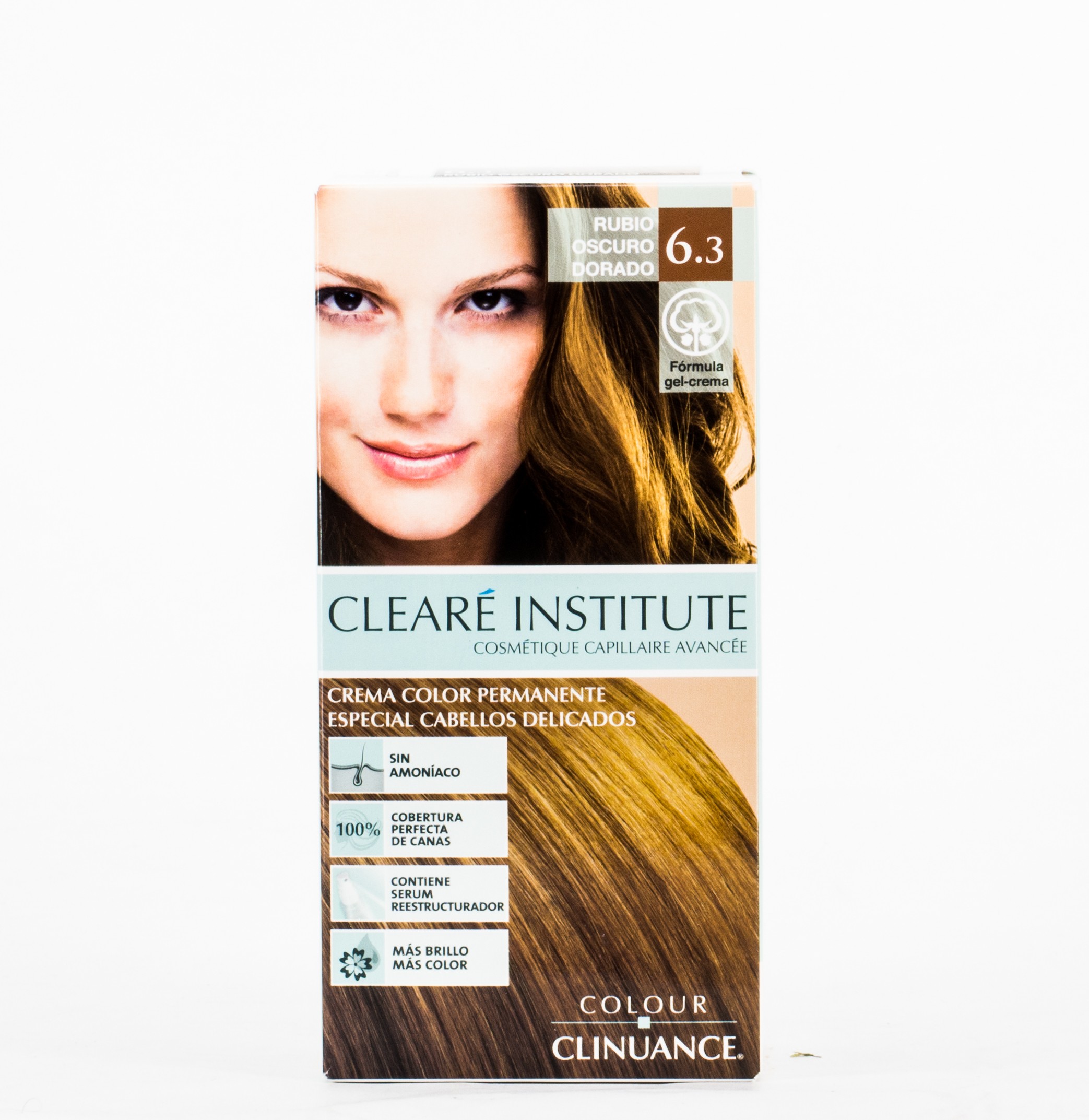 Cor Clinuance 6.3 Loiro Dourado Escuro. Cabelos Delicados