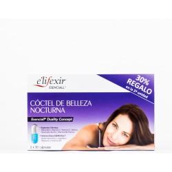 Elifexir Essential Beauty Cocktail Nocturma, 60 cápsulas.